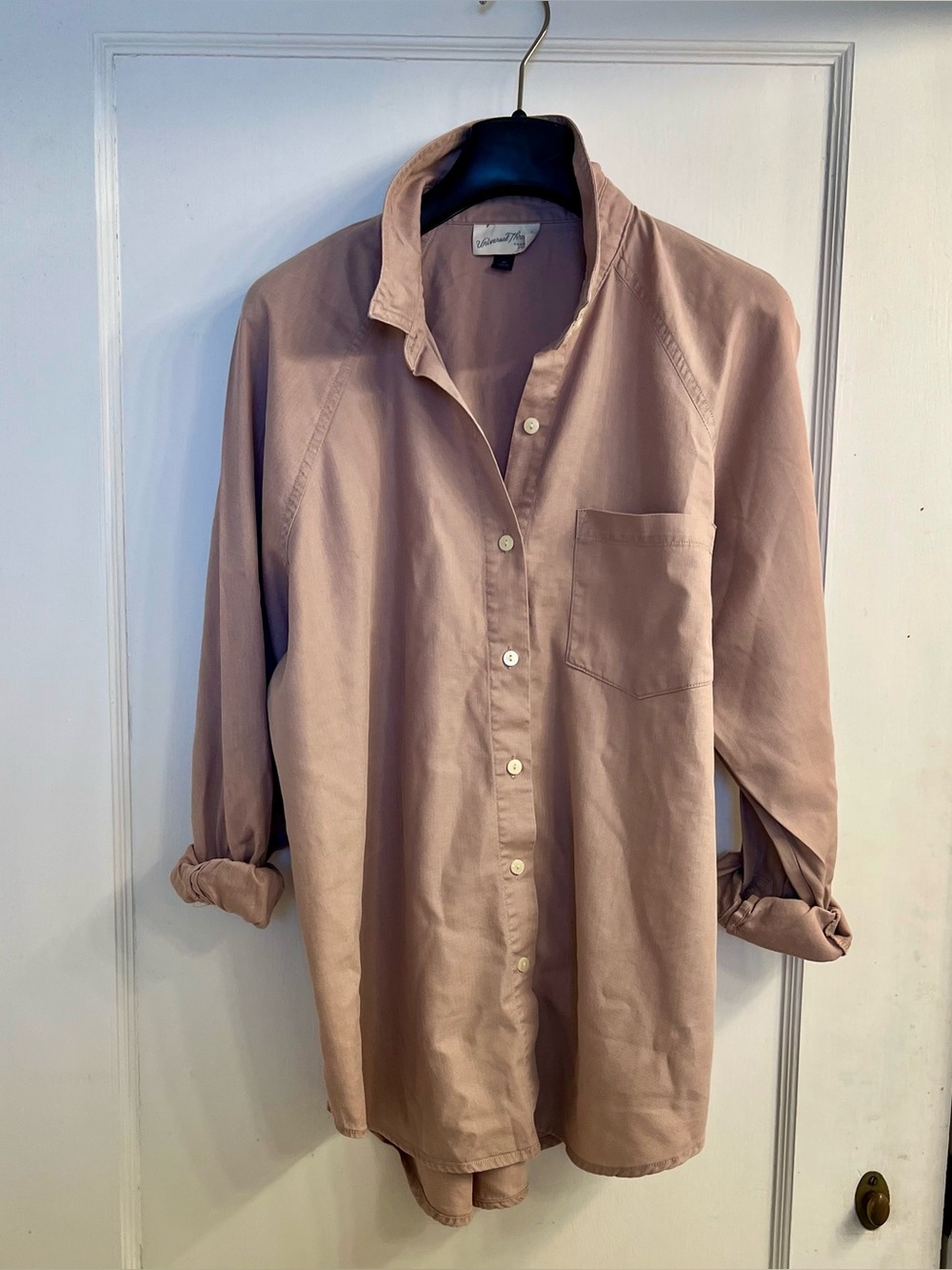 Universal Thread Mauve Button-Up Blouse